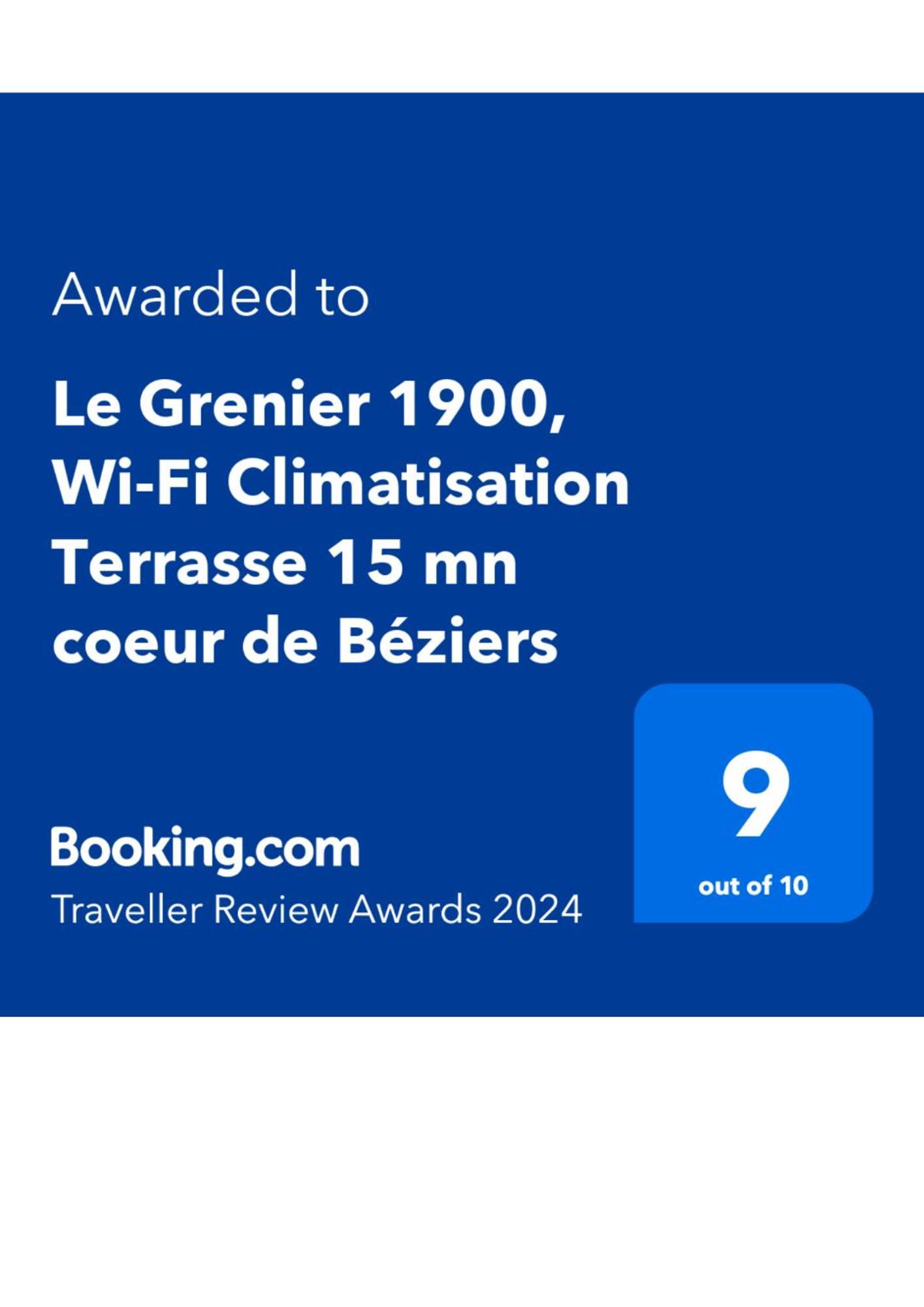 Le Grenier, Climatisation Terrasse Wi-Fi Netflix 15 Mn Coeur De Ville Béziers Dış mekan fotoğraf